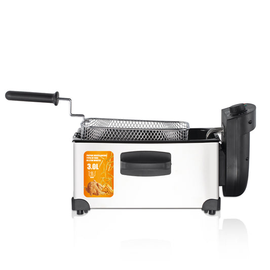 RAF 3.0L High-Efficiency Electric Deep Fryer (R.5299) – 2000W Immersion Heater & Stainless Steel Housing