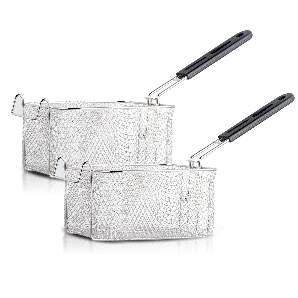 RAF 11L Double Tank Commercial Deep Fryer (R.5221) – 5000W Ultra-Power Stainless Steel Dual Frying Machine