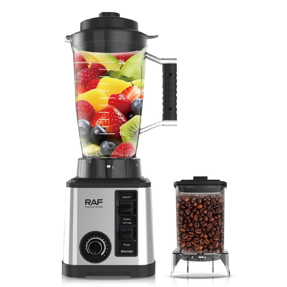 RAF 2-in-1 2600W Commercial Smoothie Blender & Juicer 3L – High Speed Heavy Duty. R.2879