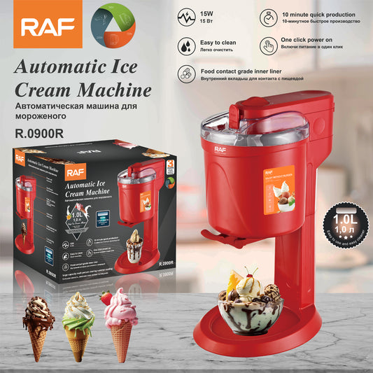 RAF Automatic Ice Cream Maker Gelato Milkshake Sorbet Machine – Model R.0900