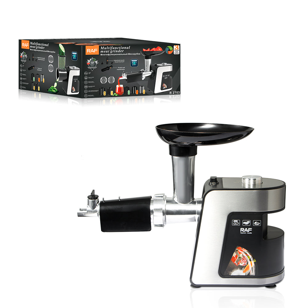 8-in-1 Food Processor & Meat Grinder RAF R.2703  – 700W Vegetable Slicer, Chopper & Kitchen Machine