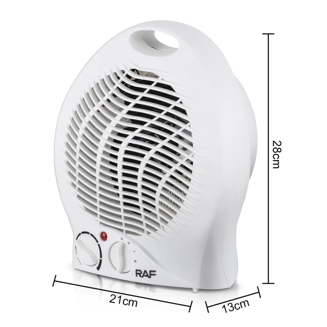 RAF R.1180 Portable Fan Heater – 2000W High-Speed Hot Air Room Heater with Overheating Protection & Adjustable Thermostat