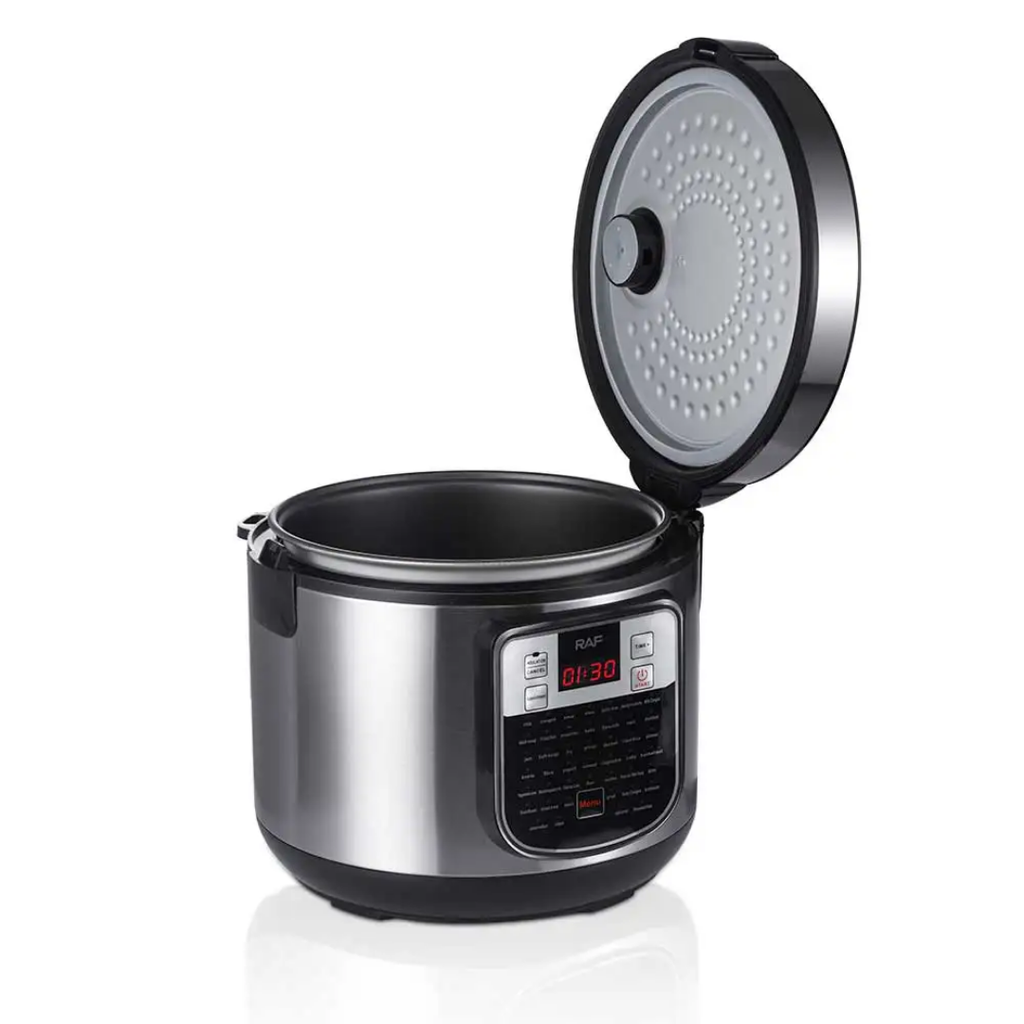 RAF R.0111 5L Electric Rice Cooker 900W – Smart Digital Multicooker, Keep Warm, Multi-Function