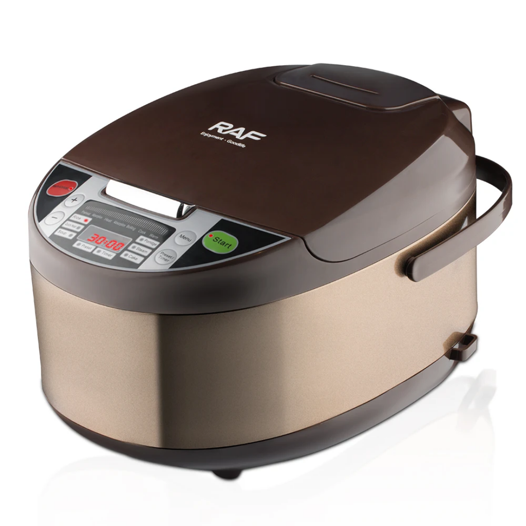 RAF R.167 Electric Rice Cooker 700W – Smart Programmable Pressure & Slow Cooker, 13 Programs