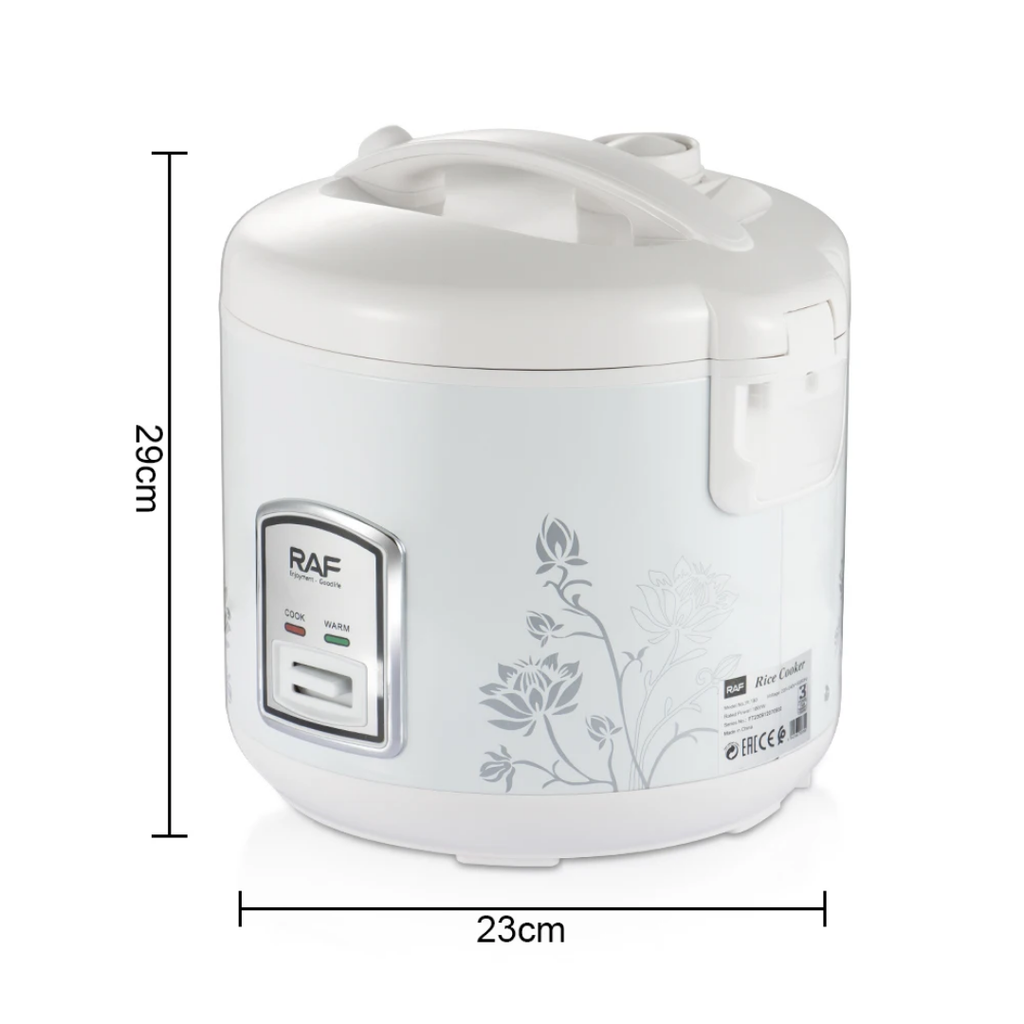 RAF R.180 5L Smart Electric Rice Cooker – Programmable Pressure & Slow Cooker, Non-Stick Pot