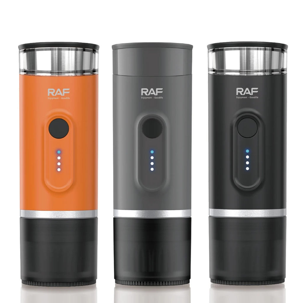 RAF R.140 Gusto Portable Coffee Maker – 15 Bar Pressure Multi-Capsule Espresso Machine USB-C Powered