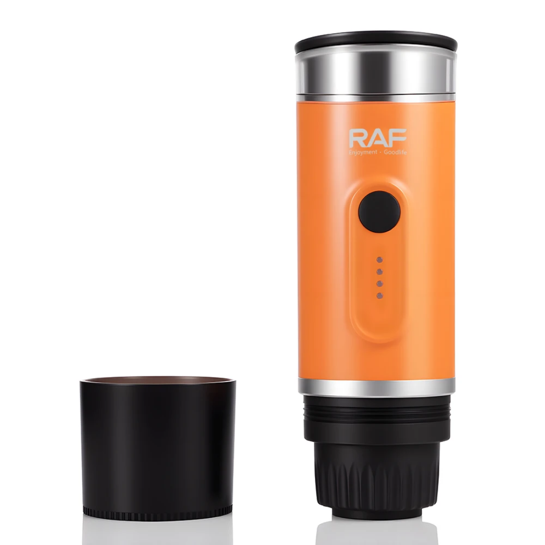 RAF R.140 Gusto Portable Coffee Maker – 15 Bar Pressure Multi-Capsule Espresso Machine USB-C Powered