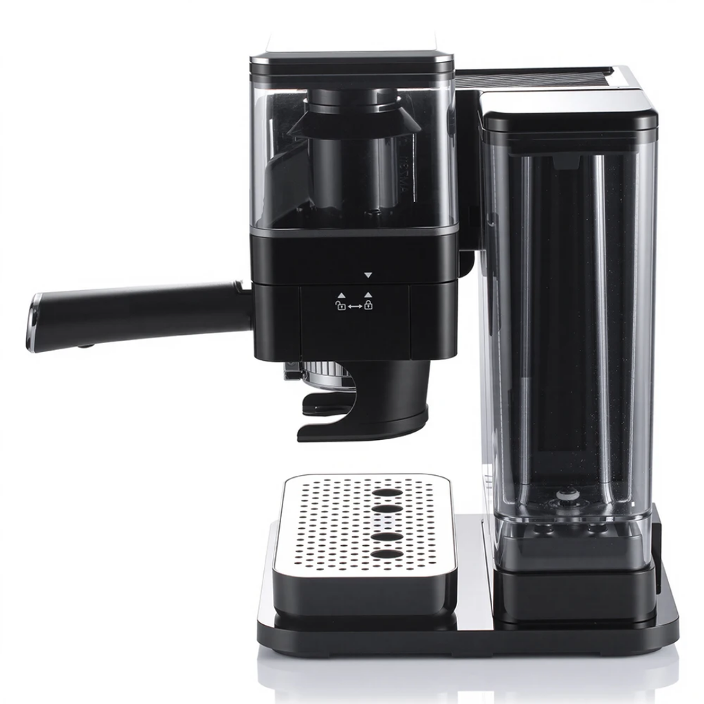 Automatic Espresso Machine RAF R.0204 – Smart 5-in-1 Coffee Maker with Built-In Grinder and 15-Bar Pressure System