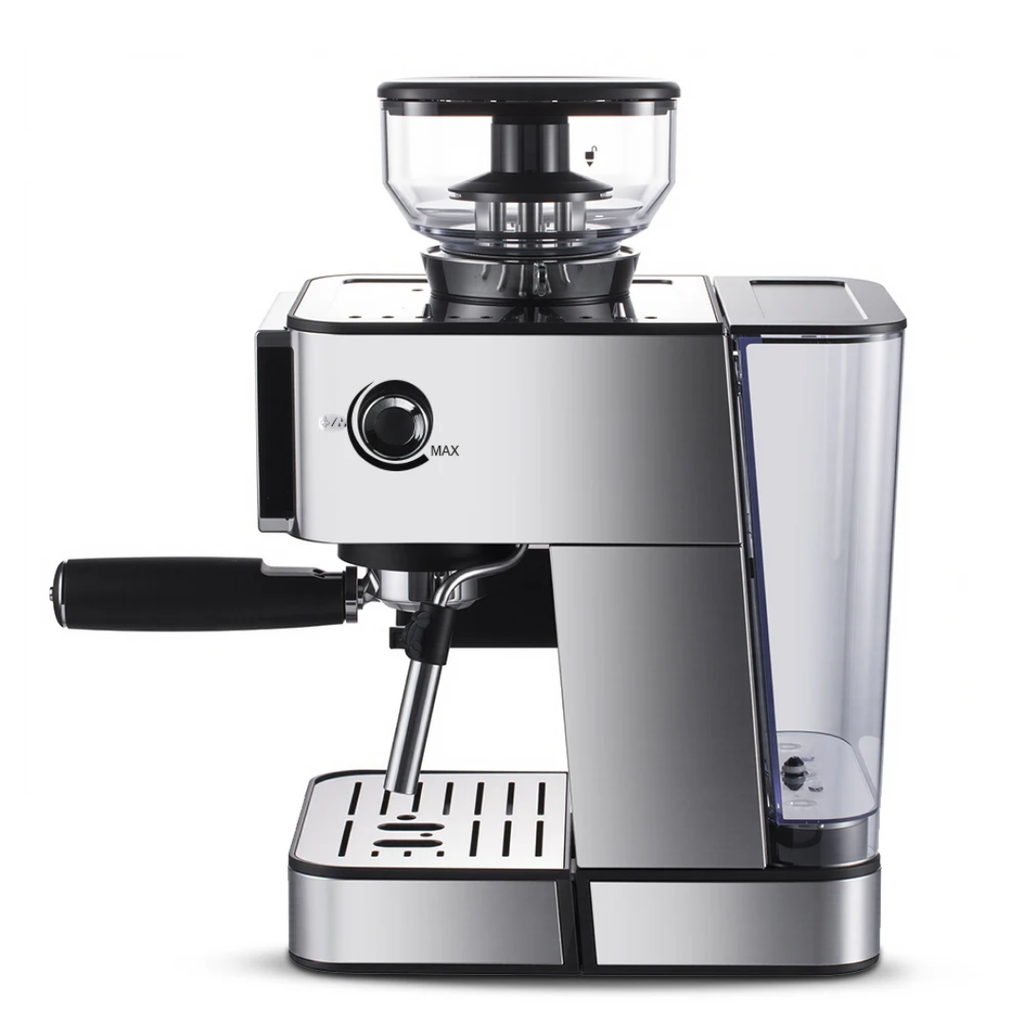 Commercial Smart Espresso Machine. RAF R.0206 - Dual Boiler Coffee Maker with Touchscreen and Automatic Milk Frother