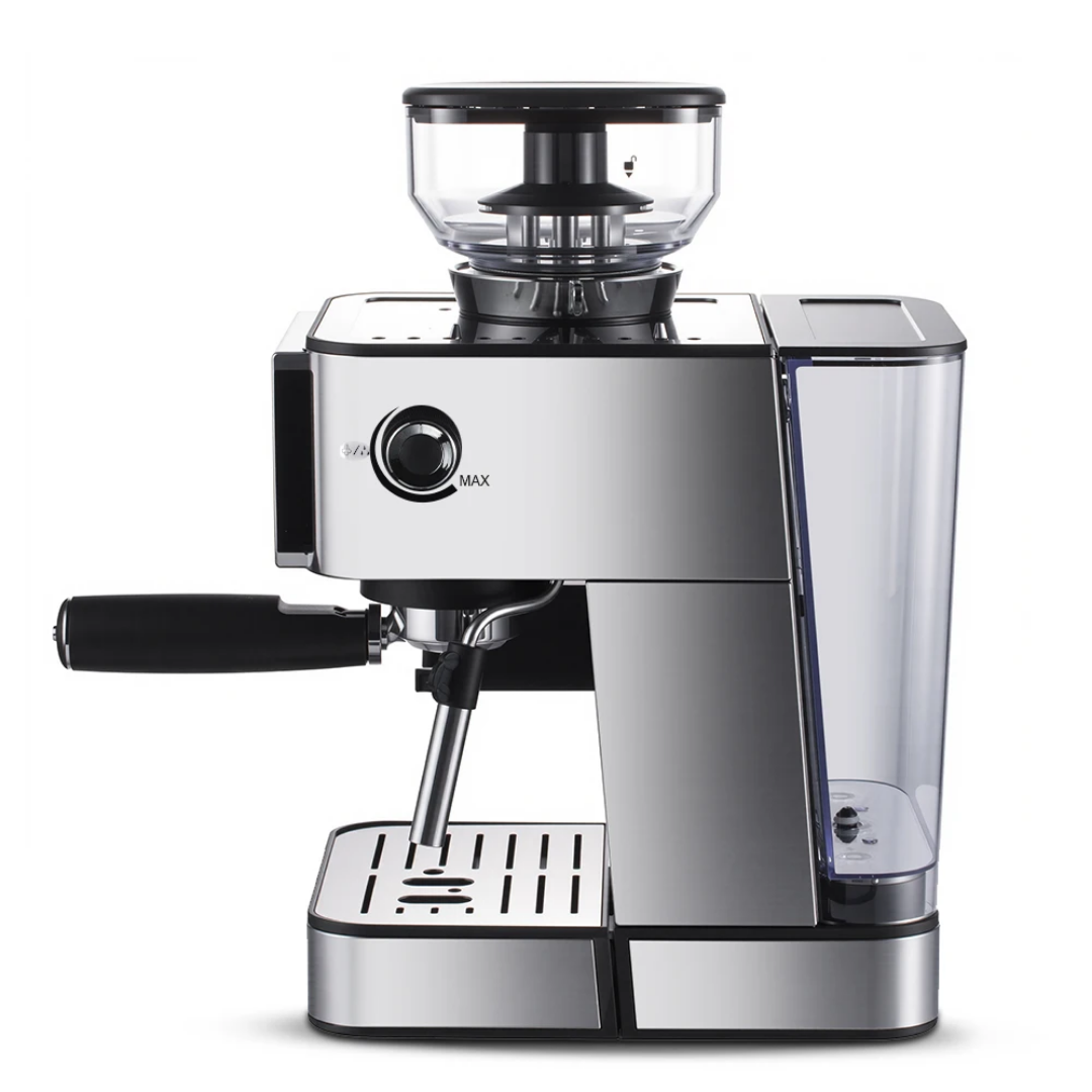 Commercial Smart Espresso Machine. RAF R.0206 - Dual Boiler Coffee Maker with Touchscreen and Automatic Milk Frother