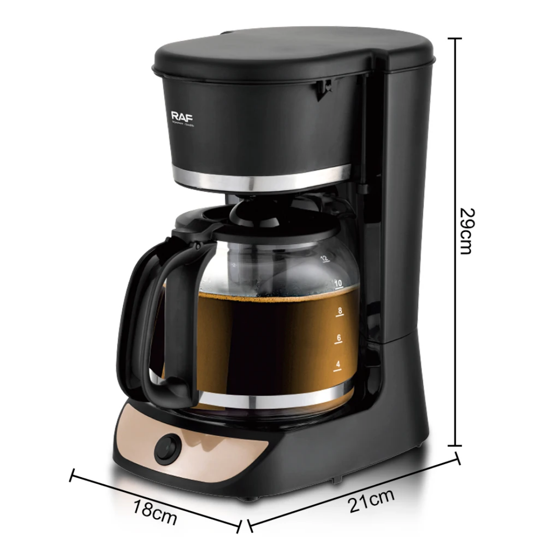 Automatic Coffee Machine RAF R.139 -  Smart Electric Coffee Maker with Precision Temperature Control