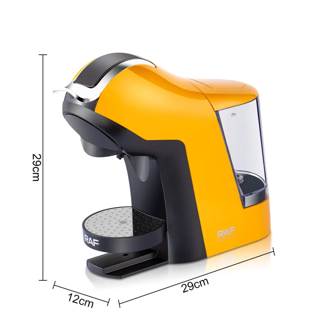 Capsule Coffee Maker RAF R.1950 – Italian Style Espresso Machine with 1400W Fast Brewing System