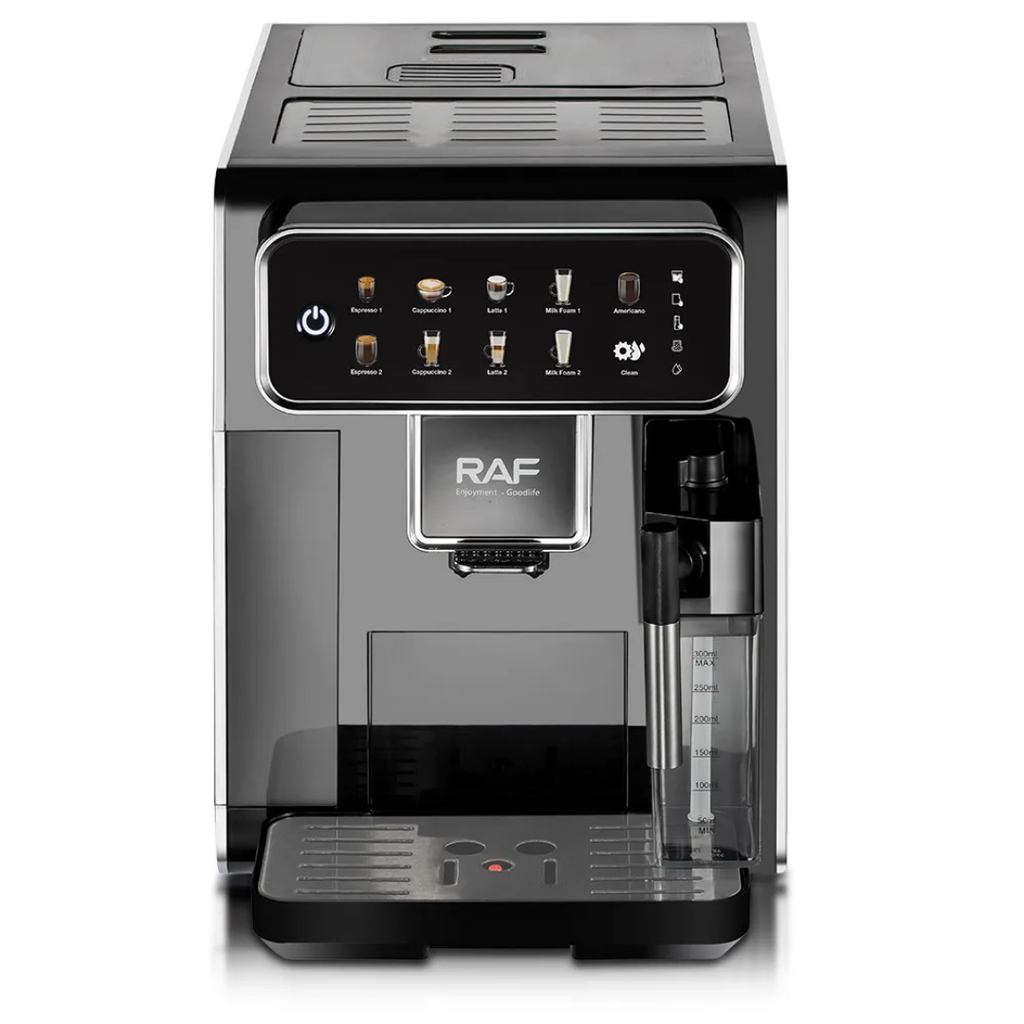 Smart Automatic Bean-to-Cup Coffee Maker RAF R.118 – Built-In Grinder with Programmable Brewing System