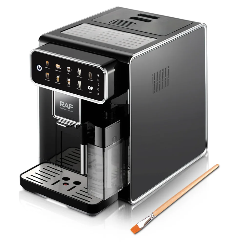 Smart Automatic Bean-to-Cup Coffee Maker RAF R.118 – Built-In Grinder with Programmable Brewing System