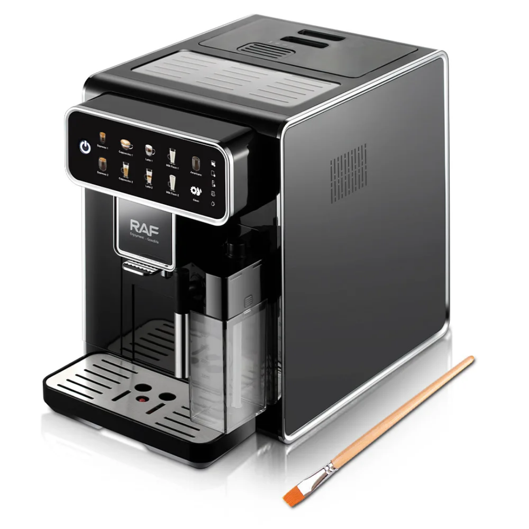 Smart Automatic Bean-to-Cup Coffee Maker RAF R.118 – Built-In Grinder with Programmable Brewing System