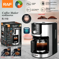 Automatic Coffee Maker. RAF 110 – Programmable Coffee Machine with Built-In Grinder (1.2L)