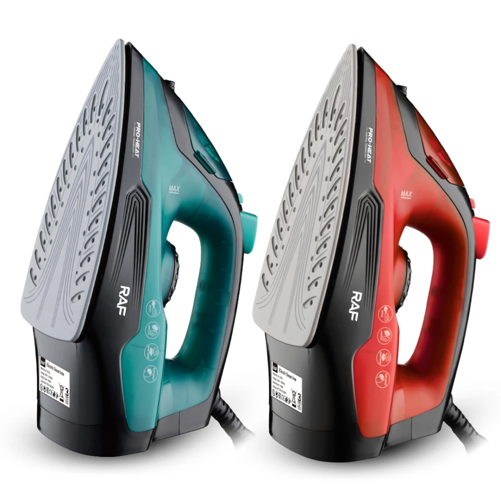 Electric Steam Iron RAF R.1275 Handheld Garment Steamer – 1400W Portable Steam Iron with Anti-Drip Protection
