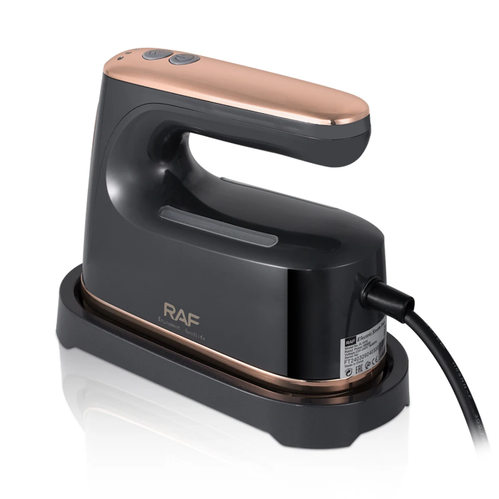 Electric Steam Iron RAF R.1010 Travel Steam Iron – 1800W Portable Garment Iron with Ceramic Soleplate