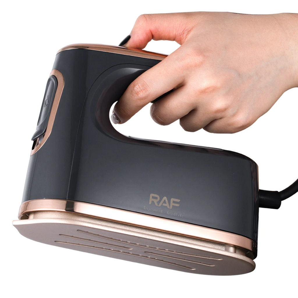 Electric Steam Iron RAF R.1010 Travel Steam Iron – 1800W Portable Garment Iron with Ceramic Soleplate