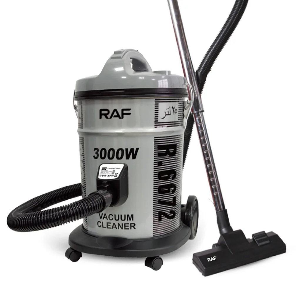 Industrial Wet & Dry Vacuum Cleaner RAF R.6672  – 1400W 25L Commercial Drum Vacuum Cleaner