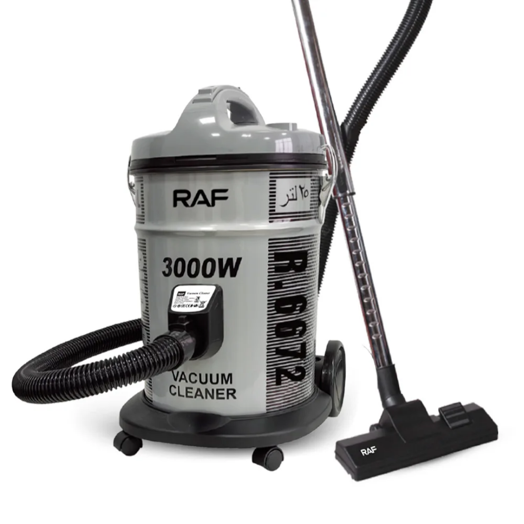 Industrial Wet & Dry Vacuum Cleaner RAF R.6672  – 1400W 25L Commercial Drum Vacuum Cleaner