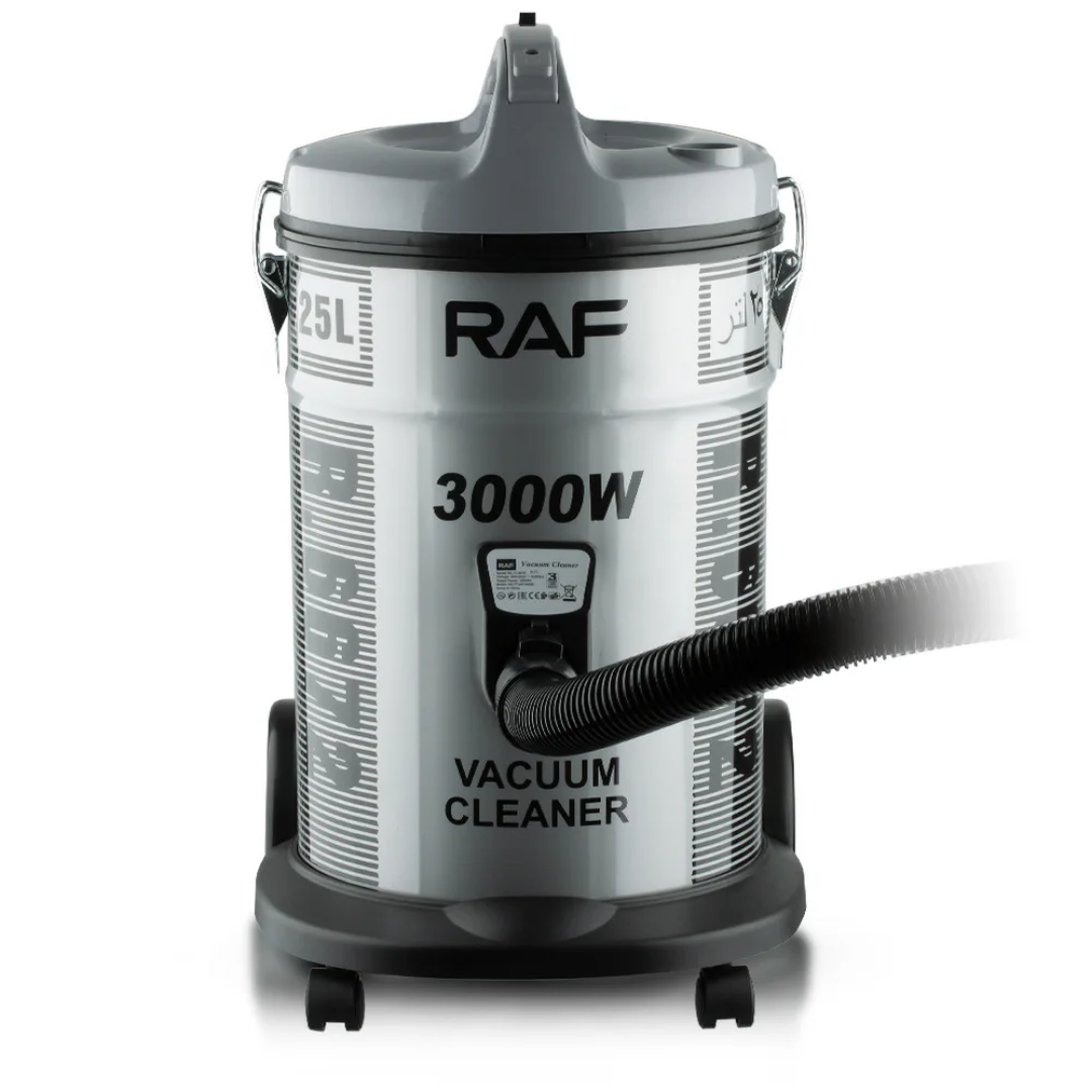 Industrial Wet & Dry Vacuum Cleaner RAF R.6672  – 1400W 25L Commercial Drum Vacuum Cleaner