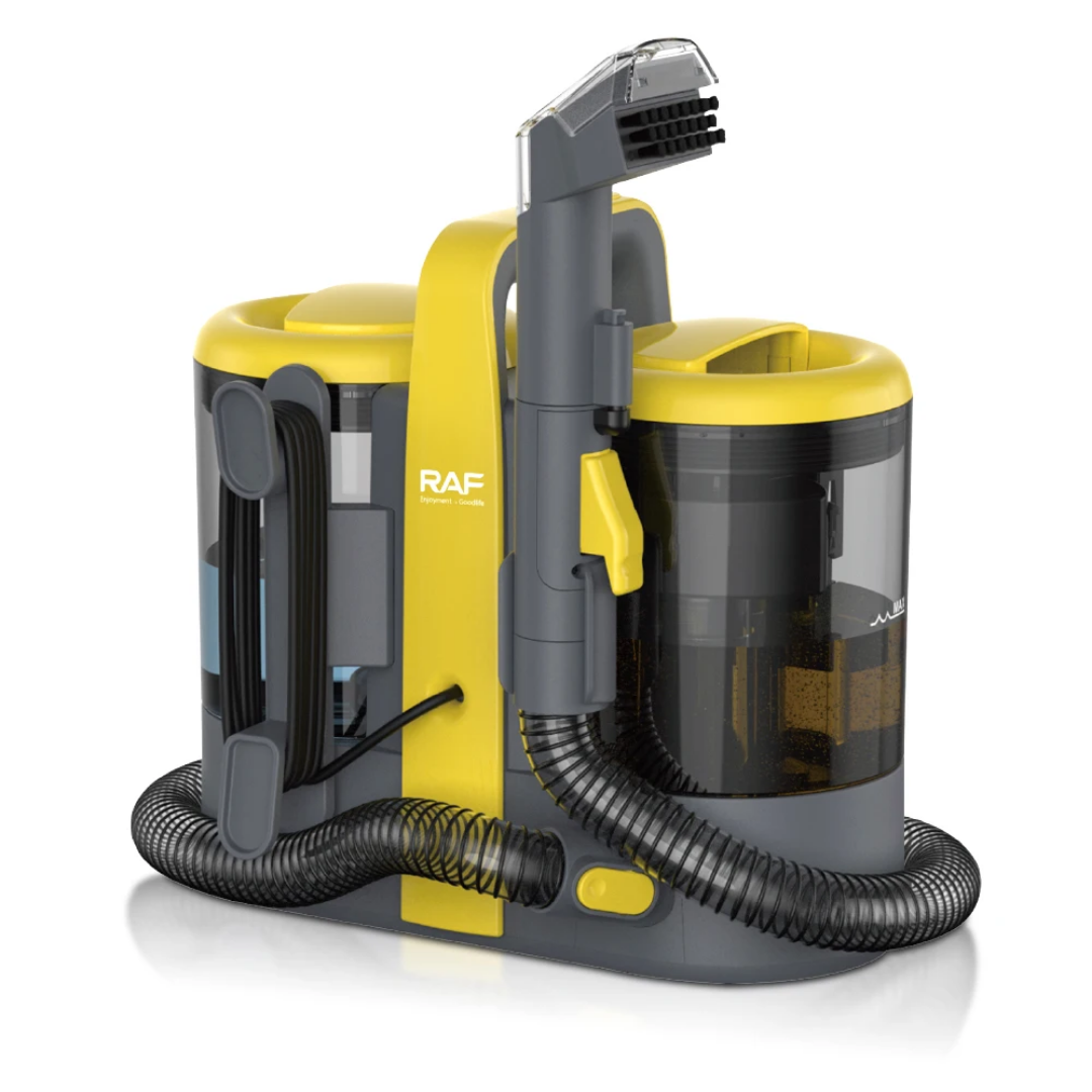 Portable RAF R.8775 Upright Carpet & Upholstery Steam Cleaner – Wet & Dry Vacuum for Carpets, Cars & Sofas