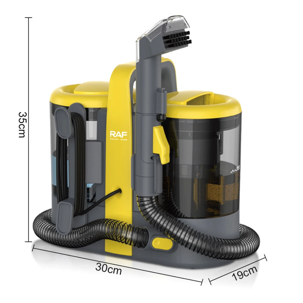 Portable RAF R.8775 Upright Carpet & Upholstery Steam Cleaner – Wet & Dry Vacuum for Carpets, Cars & Sofas