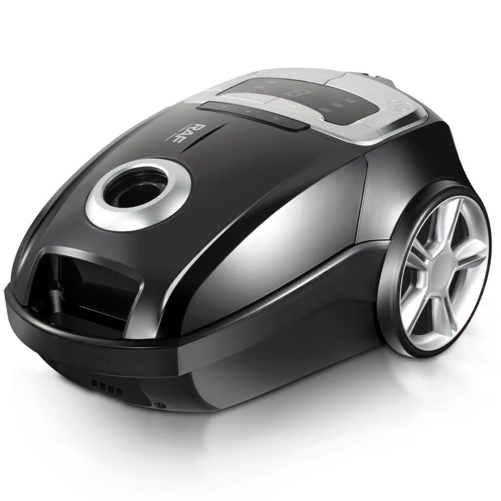 Canister Vacuum Cleaner RAF R.8755 – 2000W Bagged Vacuum with HEPA Filtration and LED Display
