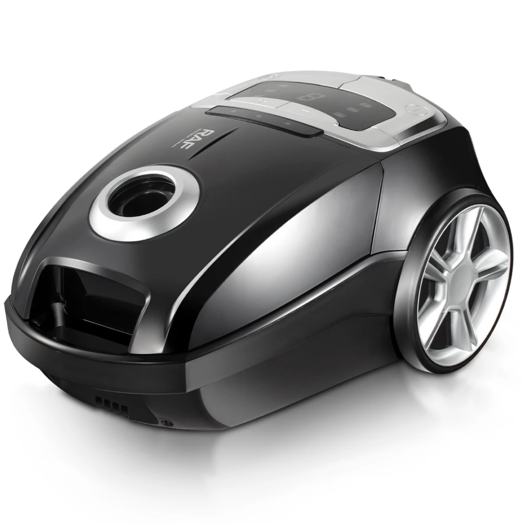 Canister Vacuum Cleaner RAF R.8755 – 2000W Bagged Vacuum with HEPA Filtration and LED Display