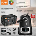 Canister Vacuum Cleaner RAF R.8755 – 2000W Bagged Vacuum with HEPA Filtration and LED Display