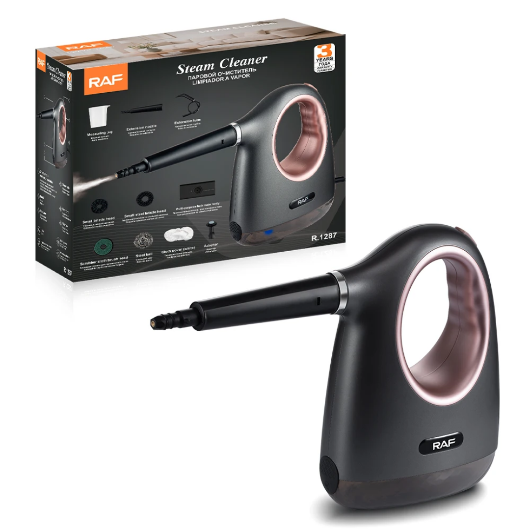 Steam Cleaner RAF R.1287- High Pressure Deep Cleaning Steamer for Home, Kitchen, Car & Upholstery