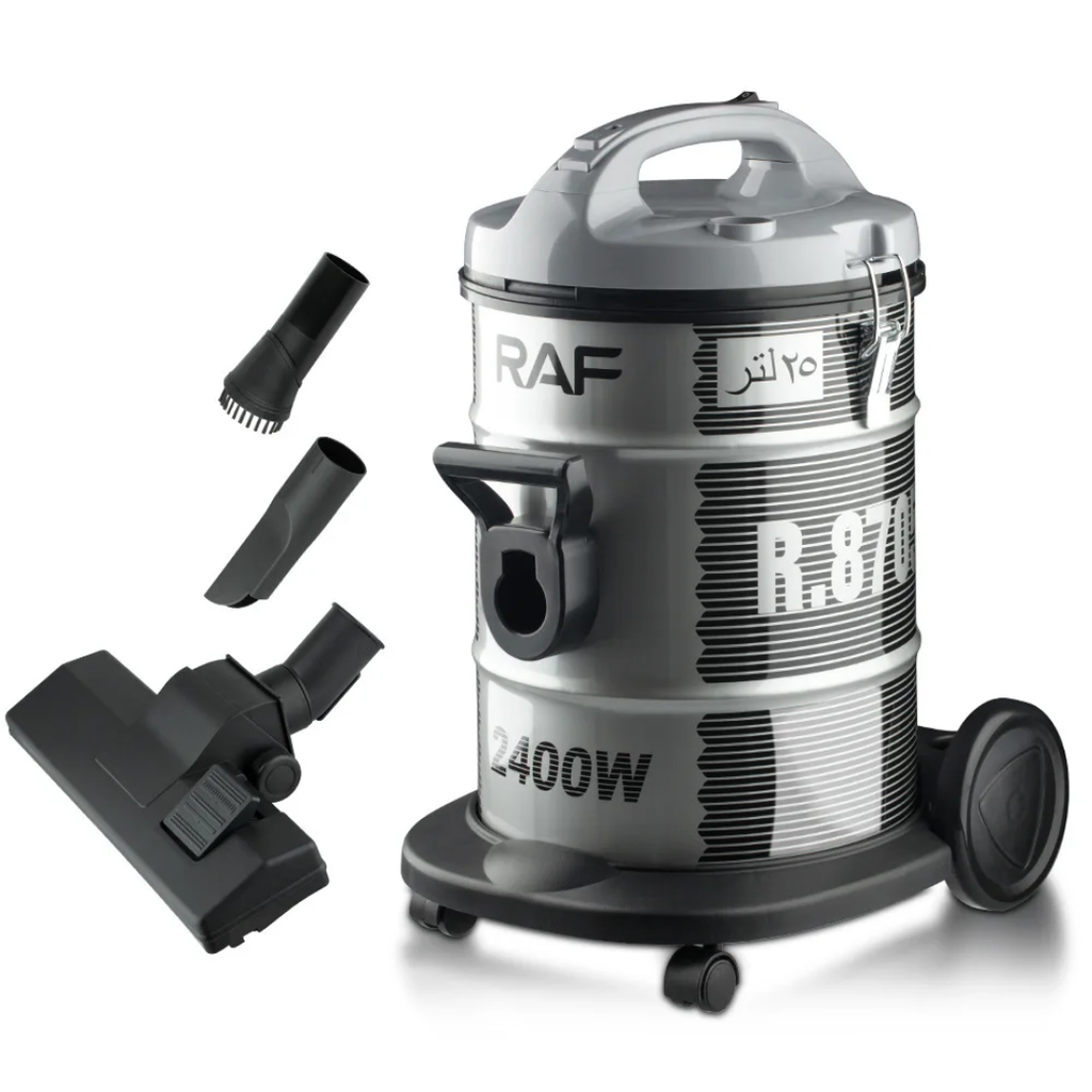 Canister Vacuum Cleaner  RAF R.8705 - 1400W Bagged Vacuum with 25L Capacity and Strong Suction