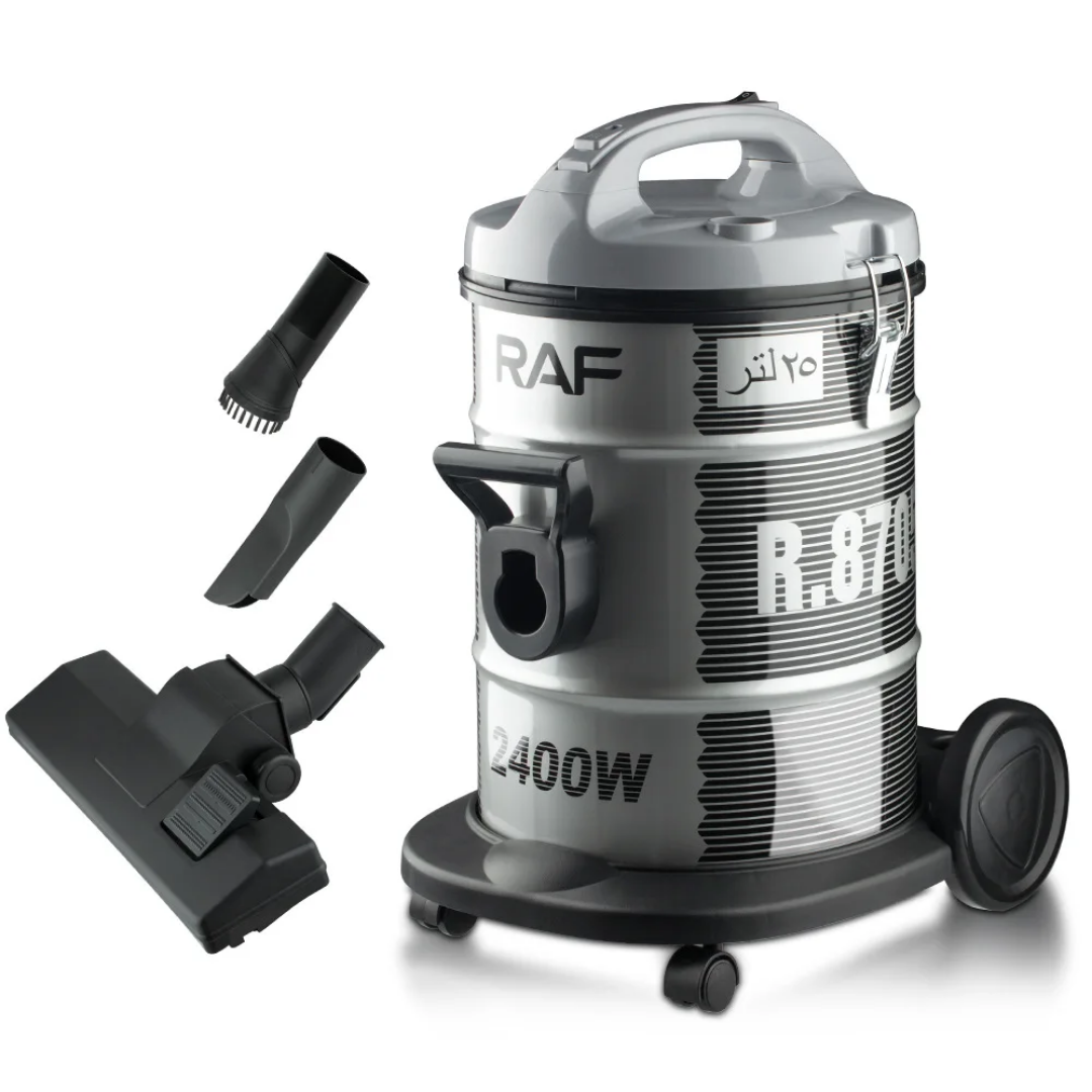 Canister Vacuum Cleaner  RAF R.8705 - 1400W Bagged Vacuum with 25L Capacity and Strong Suction