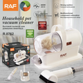 Pet Grooming Vacuum Cleaner RAF R.8762 - 1400W Low Noise Pet Hair Trimmer & Strong Suction Cleaning Kit