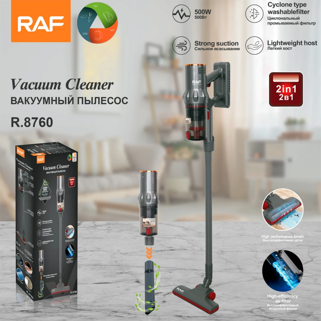 RAF Handheld Upright Vacuum Cleaner Bagless Car Stick Vacuum Cleaner R.8758