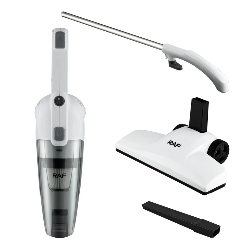 RAF R.8673 2-in-1 Handheld & Upright Vacuum Cleaner – 600W Bagless Stick Vacuum for Home & Car Cleaning