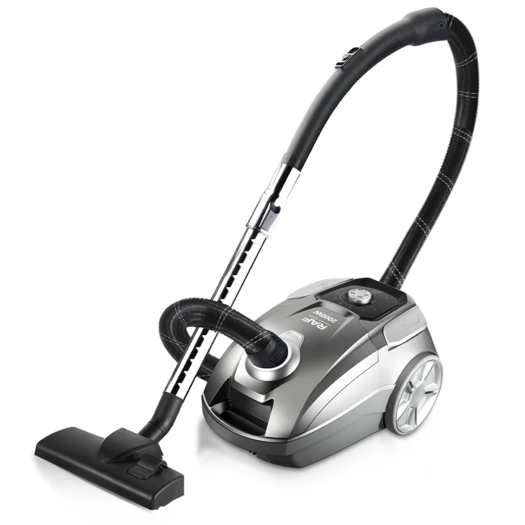 Canister Vacuum CleanerRAF R.8679 – 2000W High Power Vacuum with LED Display & Auto Cord Rewind