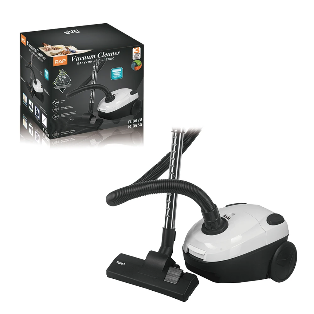 Canister Vacuum Cleaner RAF R.8678 – 800W Bagged Carpet Cleaner with Vacuum & Blower Function