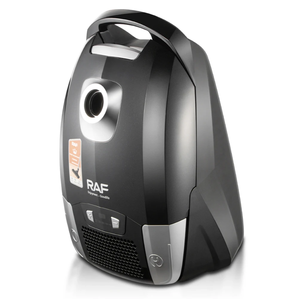 RAF R.8702 Bagged Electric Vacuum Cleaner – 1700W Strong Suction Canister Vacuum with Multi-Filter System