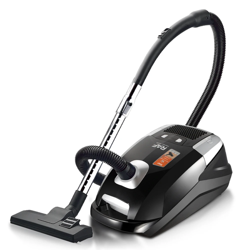 RAF R.8702 Bagged Electric Vacuum Cleaner – 1700W Strong Suction Canister Vacuum with Multi-Filter System