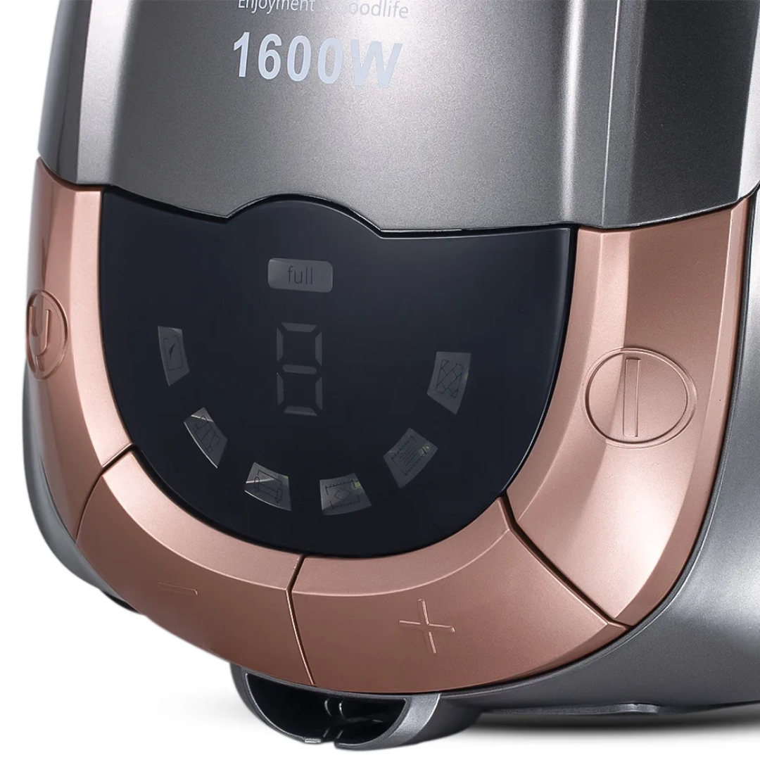 RAF R.8681 Vacuum Cleaner – 1600W Strong Suction Canister Vacuum with LED Display