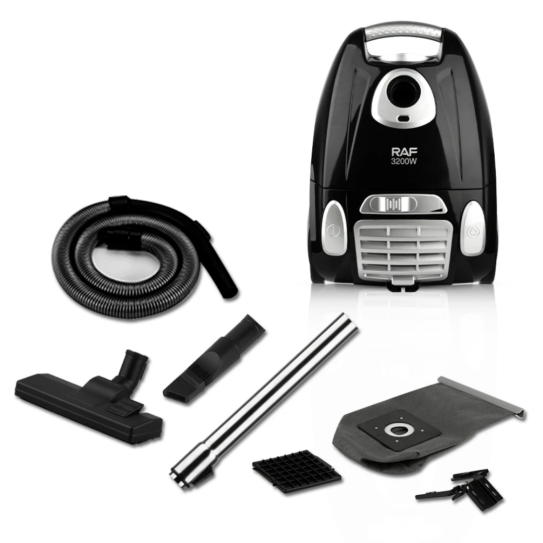 RAF R.8701 Retractable Cord 4.5L Bagged Canister Vacuum Cleaner – 3200W Wet &amp; Dry