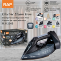 High-Power 2400W Professional Steam Iron RAF R.11224 – Advanced Ceramic Soleplate with Anti-Drip & Vertical Steam