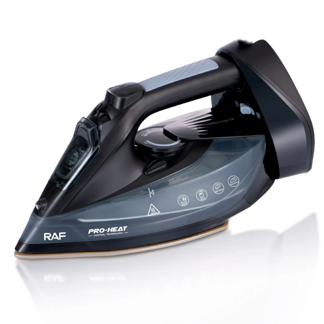 High-Power 2400W Professional Steam Iron RAF R.11224 – Advanced Ceramic Soleplate with Anti-Drip & Vertical Steam