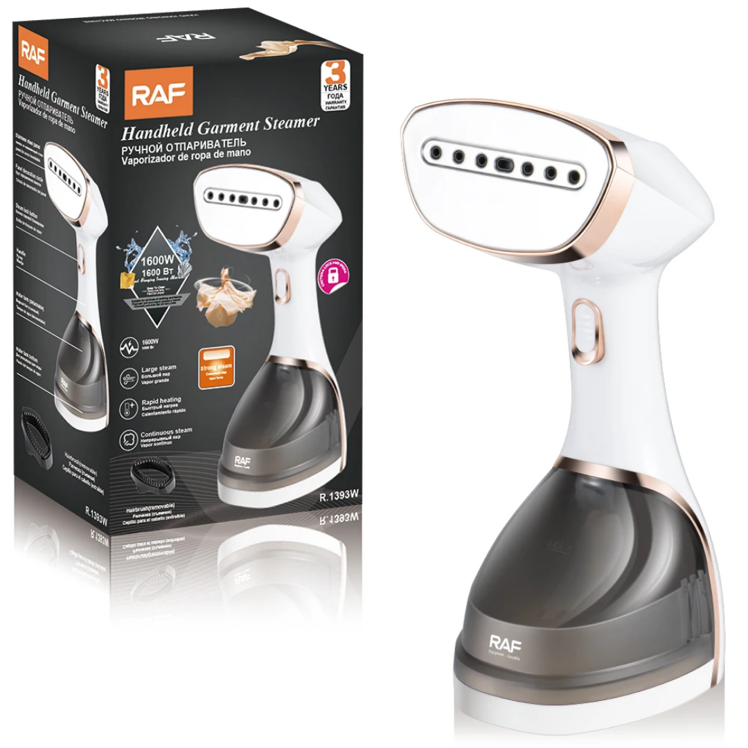 Handheld Garment Steamer RAF R.1393 – 1600W High-Power Portable Steamer with 260ml Removable Water Tank