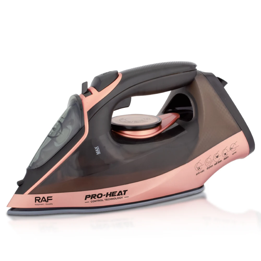 Professional Steam Iron RAF R.1015 – High-Power Ceramic Soleplate with Auto Shut-Off & Self-Cleaning System