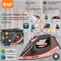 Professional Steam Iron RAF R.1015 – High-Power Ceramic Soleplate with Auto Shut-Off & Self-Cleaning System