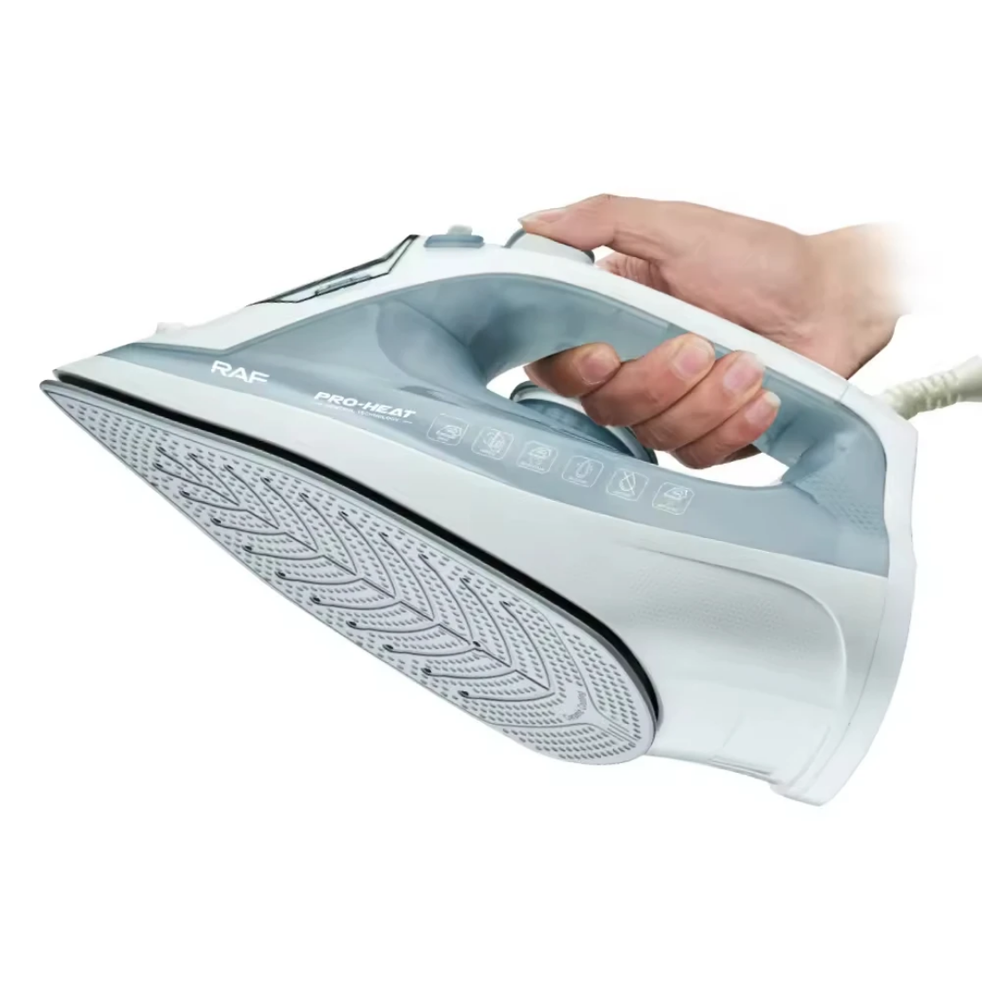 Industrial-Strength 2200W Steam Iron RAF R.1000 – Scratch-Resistant Ceramic Soleplate with 230g/min Steam Boost