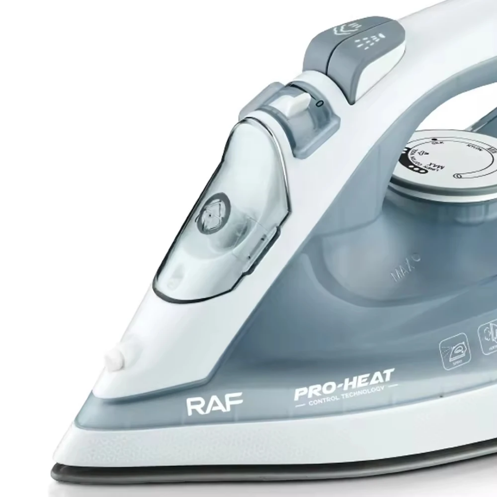 Industrial-Strength 2200W Steam Iron RAF R.1000 – Scratch-Resistant Ceramic Soleplate with 230g/min Steam Boost